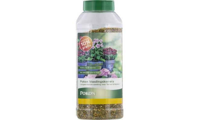 Langwerkende meststof terras en balkonplanten, Pokon, 1.5 kg - afbeelding 1