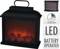 lantaarn openhaard led, 30cm - afbeelding 3