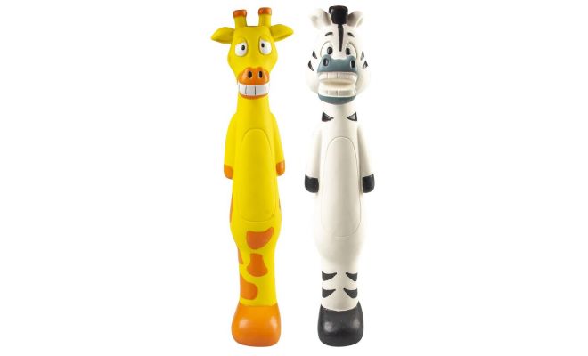 Latex zebra/giraf stick - afbeelding 1