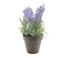Lavendel, kunststof, 16 cm, kunstplant - afbeelding 1