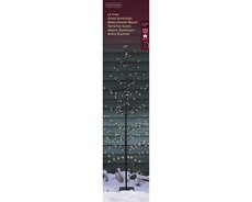 LED 232, kerstboom ijzer continu licht buiten – zwart/warm wit – Ø 90 cm x H 180 cm - afbeelding 3