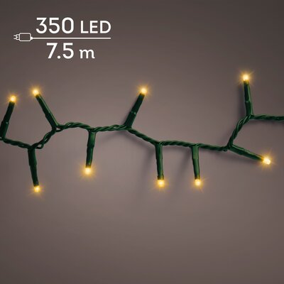 LED 350 compact lights continu licht buiten – groen/klassiek warm – L 750 cm