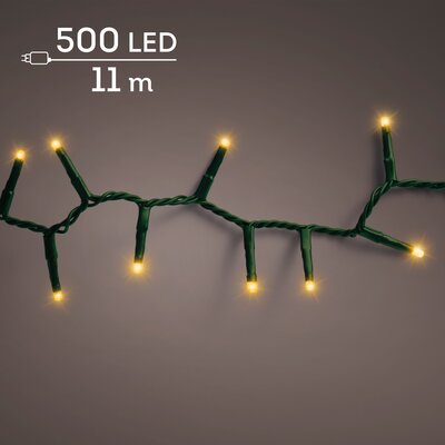 LED 500 compact lights continu licht buiten – groen/klassiek warm – L 1100 cm