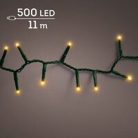 LED 500 compact lights continu licht buiten – groen/klassiek warm – L 1100 cm
