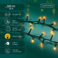LED 500 compact lights continu licht buiten – groen/klassiek warm – L 1100 cm - afbeelding 3