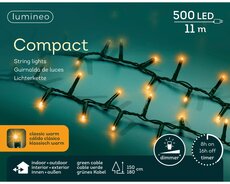 LED 500 compact lights continu licht buiten – groen/klassiek warm – L 1100 cm - afbeelding 2