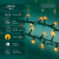 LED 750 compact lights continu licht buiten – groen/klassiek warm – L 1600 cm - afbeelding 3