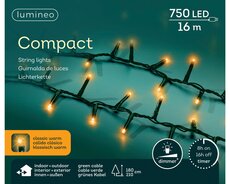LED 750 compact lights continu licht buiten – groen/klassiek warm – L 1600 cm - afbeelding 2