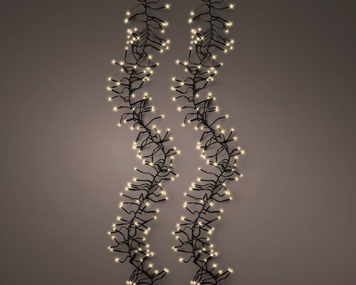 LED Cluster Lights 768 lampjes 7m, soft gold