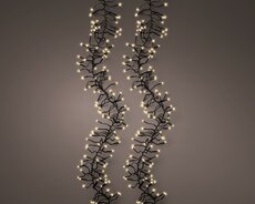 LED Cluster Lights 768 lampjes 7m, soft gold