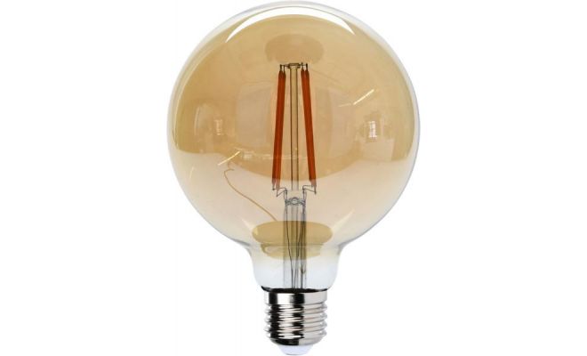 LED lamp, amber, dimbaar, 9.5 cm