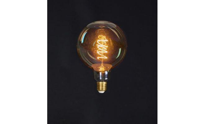 LED lamp, spiraal, dimbaar, b 12.5 cm, h 17.5 cm, 2w, e27