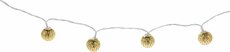 led lampjes met metalen deco - afbeelding 1