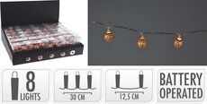 led lampjes met metalen deco - afbeelding 2