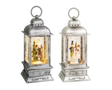 Led lantaarn, H 24 cm, per stuk, Led kerstverlichting