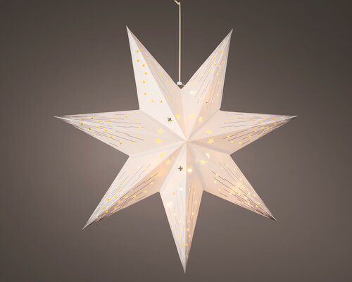 Led ster, L 11, B 40, H 40 cm, wit/warm wit
