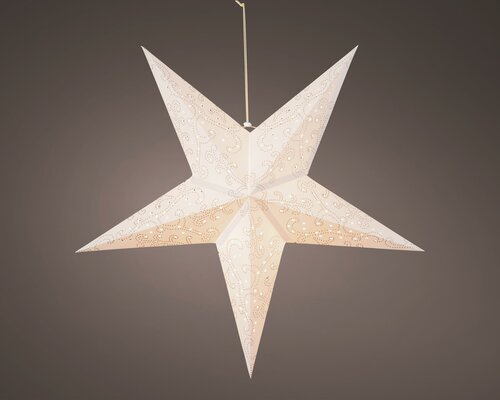 Led ster, L 18, B 60, H 60 cm, wit/warm wit