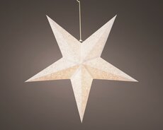 Led ster, L 18, B 60, H 60 cm, wit/warm wit