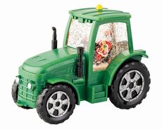 LED waterspinner kunststof tractor met beweging op batterijen binnen – groen/warm wit – L - afbeelding 2