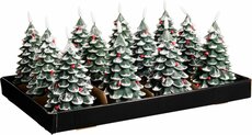 ledkaars boom 16 cm met deco - afbeelding 1