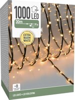 ledverlichting 1000led extra warm, Led kerstverlichting - afbeelding 2