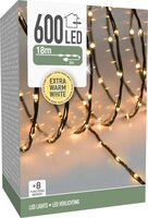 ledverlichting 600led extra warm, Led kerstverlichting - afbeelding 1