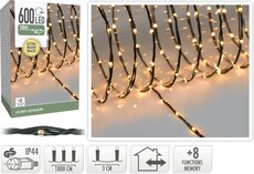 ledverlichting 600led extra warm, Led kerstverlichting - afbeelding 2