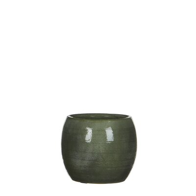 Lester pot rond groen - H12 x Ø14 cm