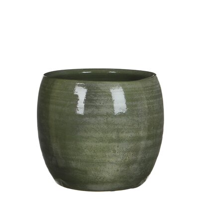 Lester pot rond groen - H22 x Ø24 cm - afbeelding 1