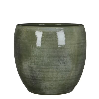 Lester pot rond groen - H31 x Ø33 cm - afbeelding 1