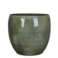 Lester pot rond groen - H31 x Ø33 cm - afbeelding 1