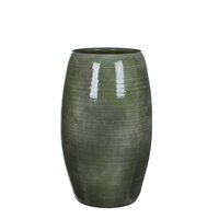 Lester vaas rond groen - H50 x Ø30 cm - afbeelding 1