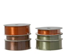 Lint polyester satin 9ass, assortie, L 300 cm x B 2 cm x H 0,01 cm, keuze uit 1 stuks