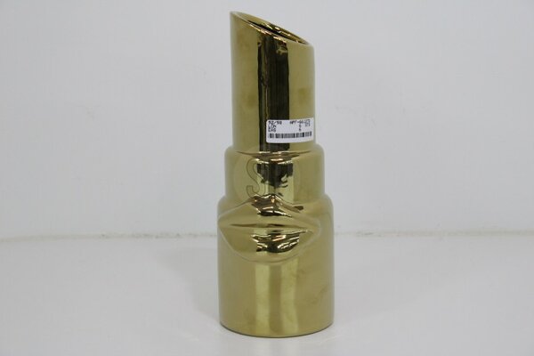 lippenstift vaas 27cm goud - afbeelding 1