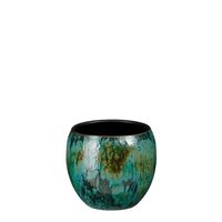 Loren pot rond blauw - H16 x Ø17 cm
