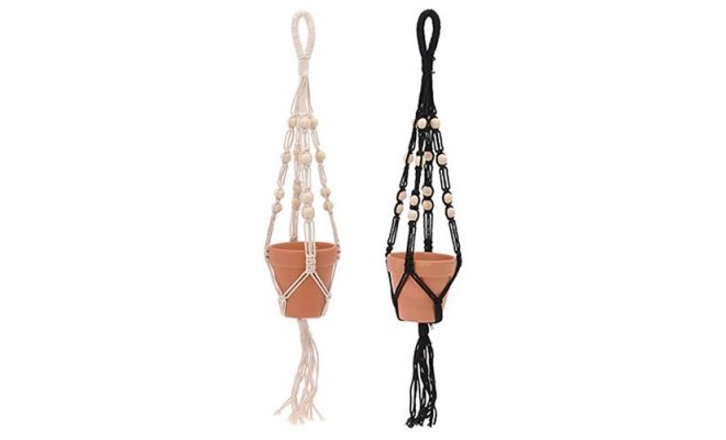 Macrame, b 12 cm, h 10.5 cm, meerdere variaties