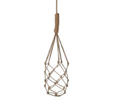 Macrame, yula, b 16 cm, h 22.5 cm, h 70 cm