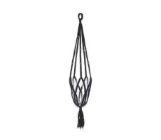 Macrame, zwart, l 110 cm