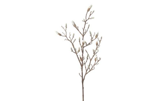 Magnolia knop tak l102cm creme, kunstplant