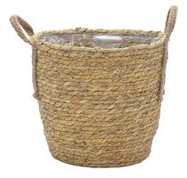 MEGA COLLECTIONS Mand hayden swirl d22h21cm naturel