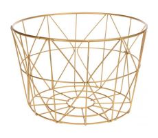 Mand, metaal, goud, 30 cm