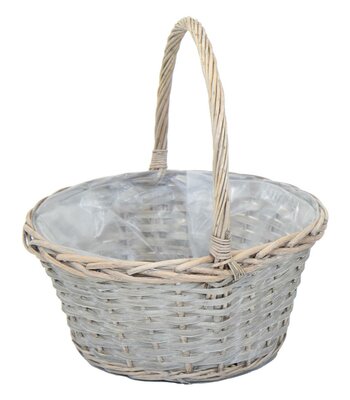 MEGA COLLECTIONS Mand wonderful rond d34h16 grijs