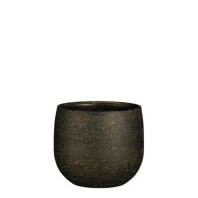 Marcus pot rond brons metalliek - H12 x Ø14 cm