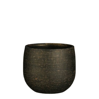 Marcus pot rond brons metalliek - H14 x Ø16 cm