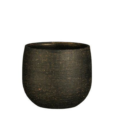 Marcus pot rond brons metalliek - H16 x Ø18 cm