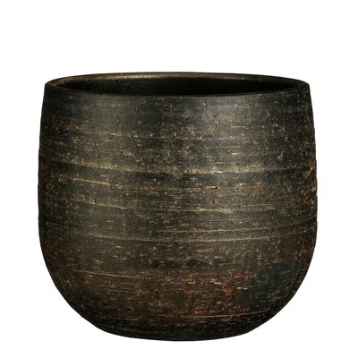 Marcus pot rond brons metalliek - H20 x Ø25 cm