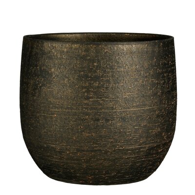 Marcus pot rond brons metalliek - H25 x Ø29 cm