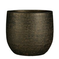 Marcus pot rond brons metalliek - H25 x Ø29 cm