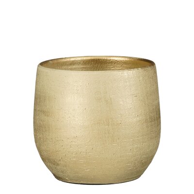 Marcus pot rond champagne metalliek - H25 x Ø29 cm