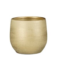 Marcus pot rond champagne metalliek - H25 x Ø29 cm